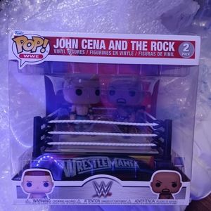 Funko pop John Cena vs the rock